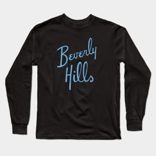 Beverly Hills vintage logo Long Sleeve T-Shirt